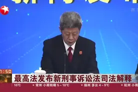 最高法发布新刑事诉讼法司法解释视频封面