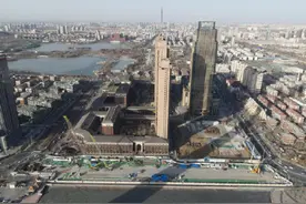 天津地铁7号线天塔站完成管线切改工作 将进入主体结构施工阶段图片