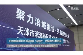天津滨海新区68个重点项目云签约 总投资约340亿元视频封面