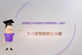《环球经济热搜》：如何用CAPM模型计算股票预期收益率？图片