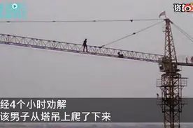 甘肃甘南回应“工头爬塔吊讨薪被拘”警情信息争议：用词不当图片