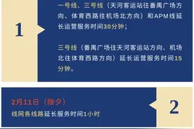 广州地铁运营时间有变，时间表收藏好→图片