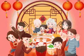 穿越千里的年夜饭图片