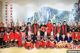 台胞体味浙江苍南畲乡年味 两岸“同福”迎新春图片