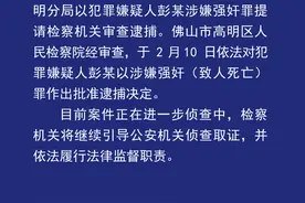 男子涉强奸新入职女员工致死被佛山高明检方批捕图片