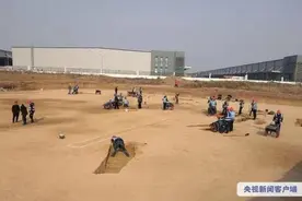 西安咸阳机场扩建发现3500余座古墓图片