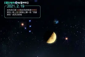 趣味天象！正月初八将现双星拱月图片