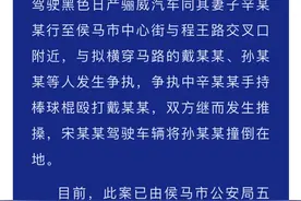 奇葩夫妻！因与行人争执，妻子持棒球棍打人丈夫驾车加速撞人图片