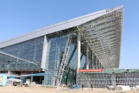 连云港 花果山机场加紧建设图片