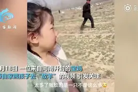 熊孩子过年回村不写作业被妈妈带去放羊 一看羊群直接崩溃图片