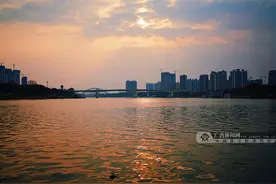 高清图集：夕阳无限好！来邕江边看一场落日黄昏图片