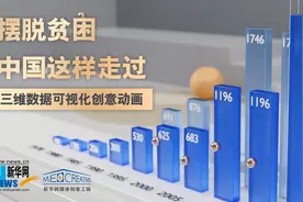 数据可视化：摆脱贫困，中国这样走过图片