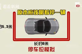 排队买到的大车位，到底能不能停两辆车？图片