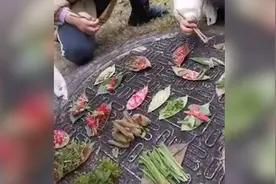仨萌娃过家家做出“满汉全席”，网友：满满的回忆视频封面