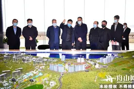 俞东来到朱家尖调研重点项目建设图片