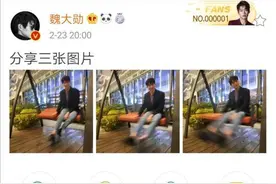 “敷衍营业”遭网友吐槽，魏大勋荡秋千照片帅到模糊图片