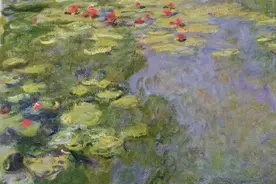 现场｜“莫奈与印象派大师”上海布展，《睡莲》等待上墙图片