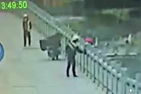 义乌快递小哥一把拽住欲跳江轻生女子 成功营救后 他选择默默离开图片