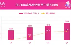 特卖电商唯品会2020年赚近60亿元，连续33个季度盈利图片