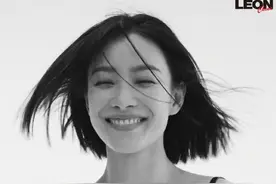 倪妮露香肩锁骨杀 利落短发美又飒图片