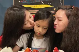 舒淇素颜为林熙蕾女儿庆生 冯德伦隔空送祝福图片