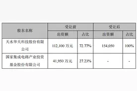 半导体龙头股再遭减持！作价逾7亿元，国家大基金清仓华天西安图片