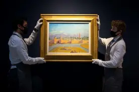 丘吉尔最重要画作拍出6300万，曾当作生日礼物送给罗斯福图片