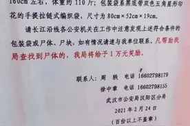 武汉一33岁女子被害抛尸长江 警方悬赏1万元征集线索图片