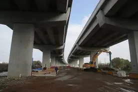 S7沪崇高速二期工程复工 高架主线预计6月通车图片