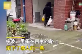男子回家偶遇妻子提重物上楼，她转过头的一瞬间令人鼻酸图片