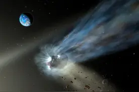 研究称卡塔琳娜彗星的发光“尾巴”表明彗星向岩质行星输送了碳图片