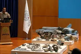 率领多国联军轰炸胡塞武装军营后，沙特遭导弹无人机袭击报复图片