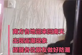 滴滴答答！南方多地进入回南天屋内湿气似澡堂图片