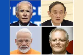 白宫预告“四国峰会”，又有人将矛头指向中国：印澳日近来都受到“来自中国的直接挑战”图片