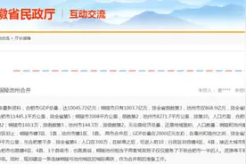 网友建议铜陵池州合并，官方回应图片