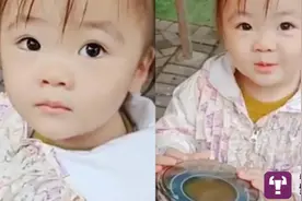 “外卖宝宝”笑容吸粉无数，爸爸：女儿让我成为负责任的男人图片
