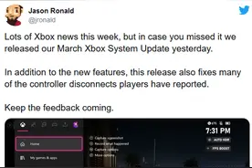 微软称最新的Xbox Series X更新修复了手柄断线问题图片