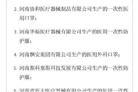 下架！6家企业部分批次医用防护用品存在重大质量安全风险图片