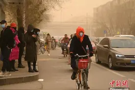中国北方多个城市空气质量指数“爆表”图片