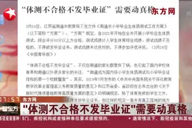 东方网：“体测不合格不发毕业证”需要动真格视频封面