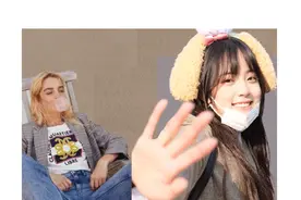 欧阳娜娜的春天，是乐福鞋配袜子的图片