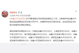 受大风影响，新疆部分列车停运或停轮图片