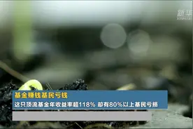 基金赚钱基民亏钱？这只顶流基金年收益率超118% 却有80%以上基民亏损视频封面