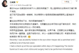 立威廉分享被女儿误伤眼睛经历 视网膜剥离差点失明图片