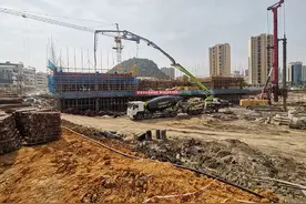 兴义市文化艺术旅游城配套建筑开始施工图片
