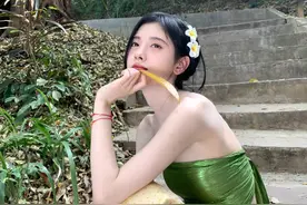 鞠婧祎傣族装扮赏心悦目 这也太美了吧！​图片