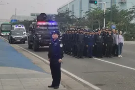 精彩！湛江开发区在一级重点目标单位开展的这场反恐处突演练图片
