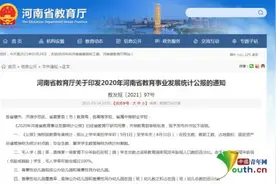 河南有多少学校、多少学生、多少教师？最新“家底”来了图片