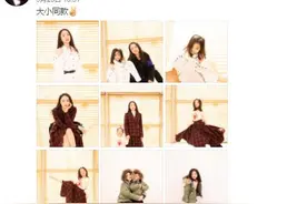 董璇和爱女拍亲子写真“小酒窝”活泼伶俐有星范儿图片