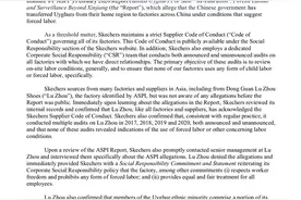 国际运动品牌独苗，斯凯奇辟谣“使用强迫劳动力”声明引热议图片